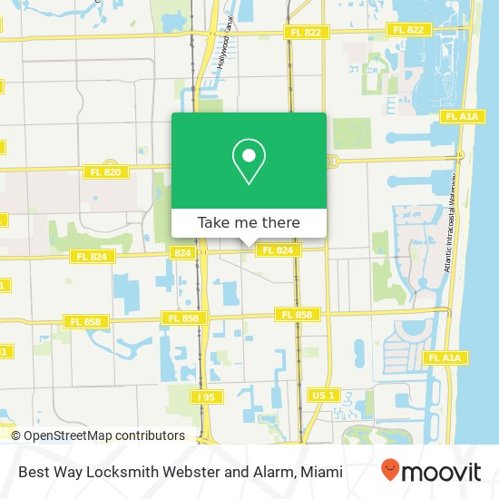 Mapa de Best Way Locksmith Webster and Alarm