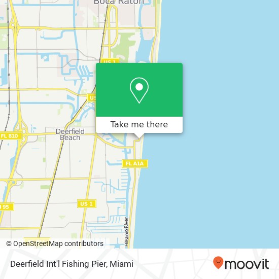 Deerfield Int'l Fishing Pier map