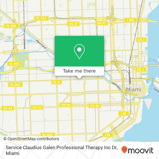 Service Claudius Galen Professional Therapy Inc Dr map