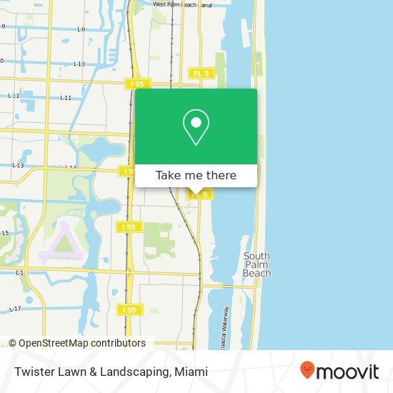 Twister Lawn & Landscaping map