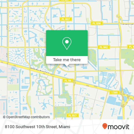 Mapa de 8100 Southwest 10th Street