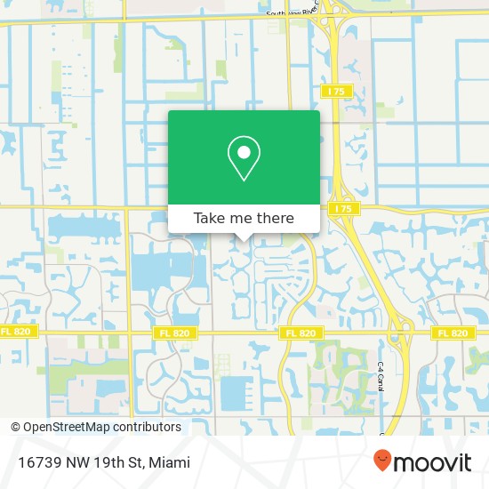 16739 NW 19th St map