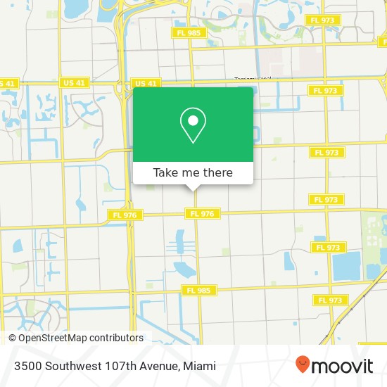 Mapa de 3500 Southwest 107th Avenue