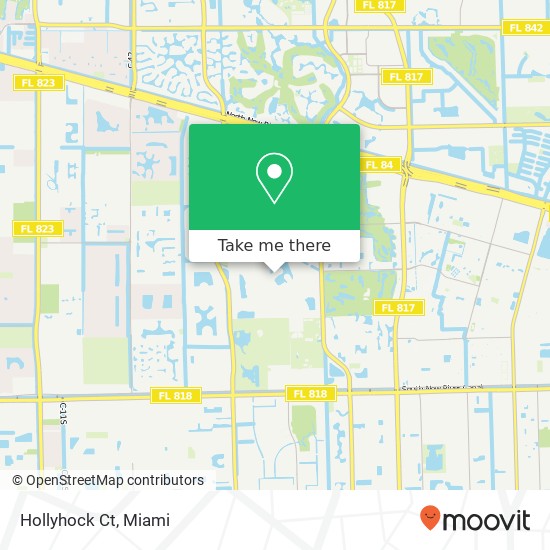Mapa de Hollyhock Ct