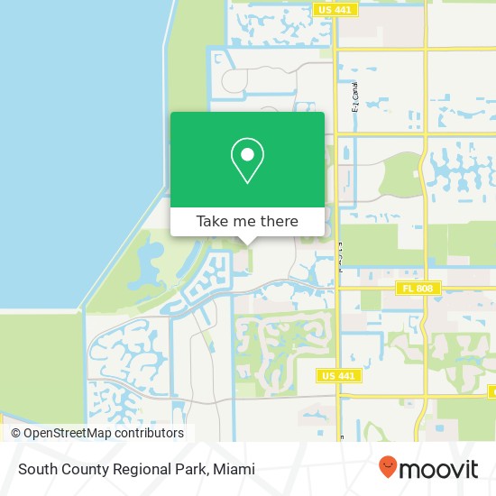 South County Regional Park map