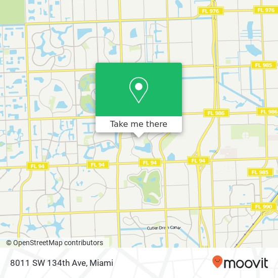 8011 SW 134th Ave map