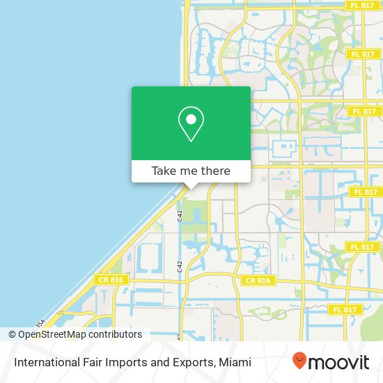 International Fair Imports and Exports map