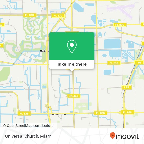 Universal Church map