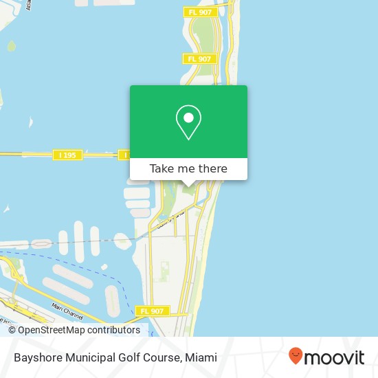 Bayshore Municipal Golf Course map