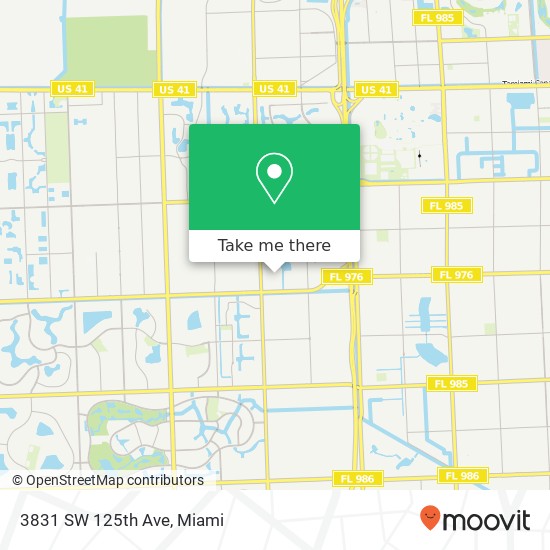 3831 SW 125th Ave map