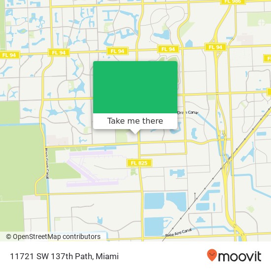 11721 SW 137th Path map