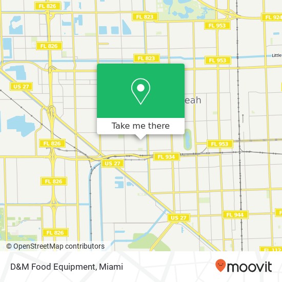 Mapa de D&M Food Equipment