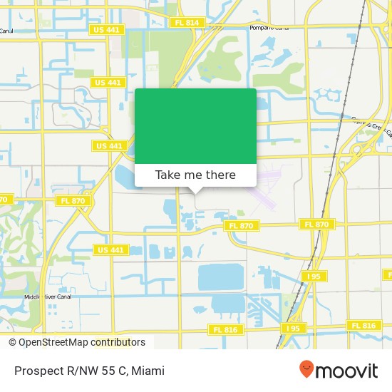 Prospect R/NW 55 C map