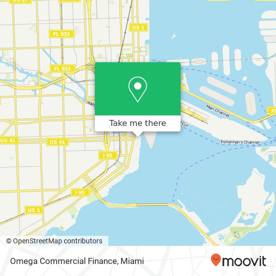 Omega Commercial Finance map
