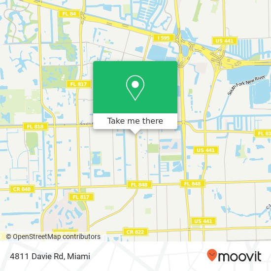 4811 Davie Rd map