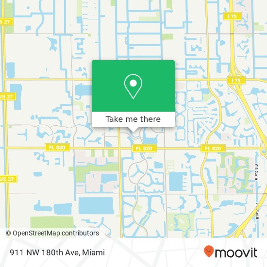 911 NW 180th Ave map
