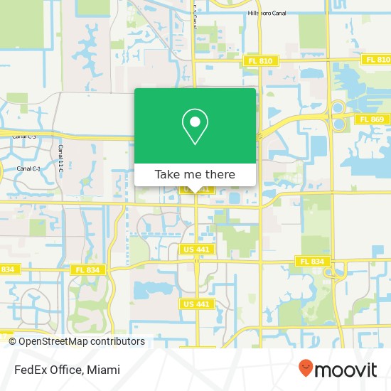 FedEx Office map