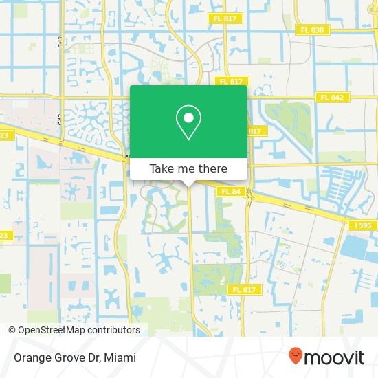 Orange Grove Dr map