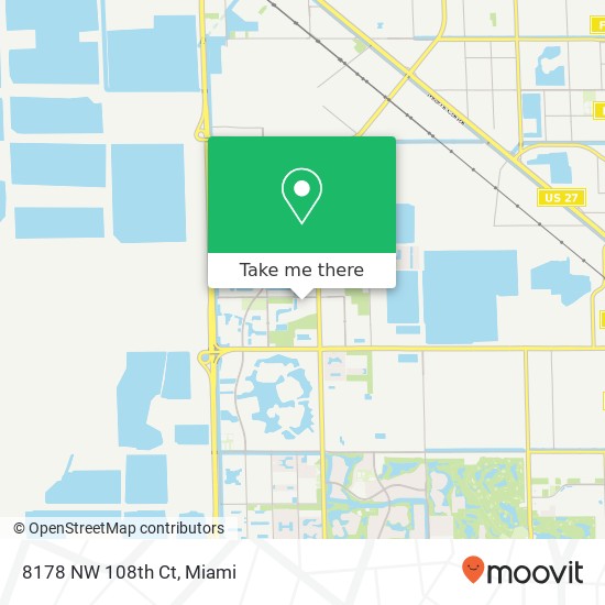 Mapa de 8178 NW 108th Ct