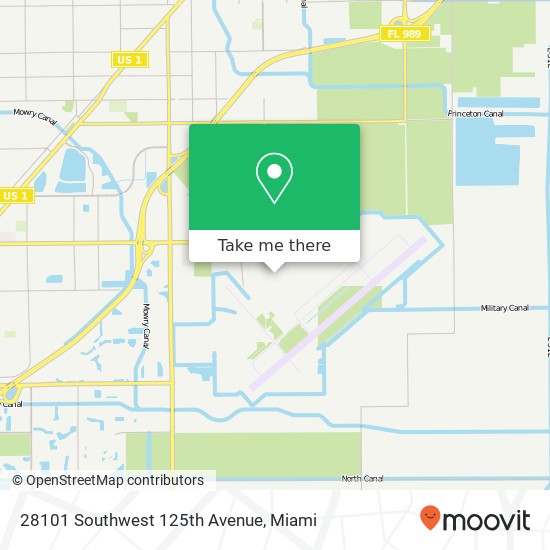 Mapa de 28101 Southwest 125th Avenue