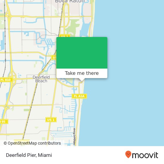 Deerfield Pier map