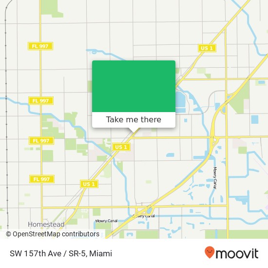 SW 157th Ave / SR-5 map