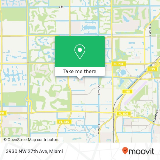 3930 NW 27th Ave map