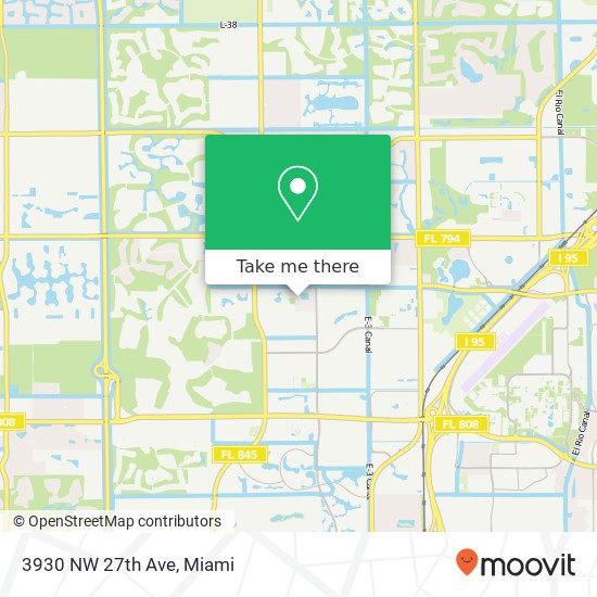 Mapa de 3930 NW 27th Ave