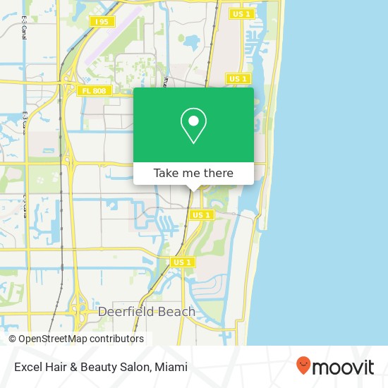 Excel Hair & Beauty Salon map