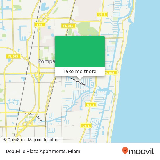 Deauville Plaza Apartments map
