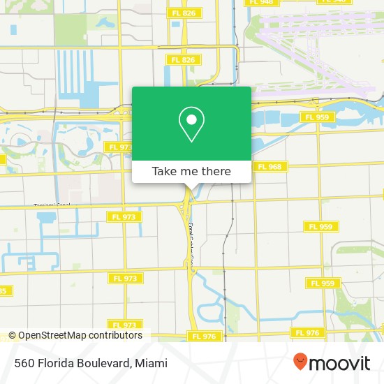 Mapa de 560 Florida Boulevard