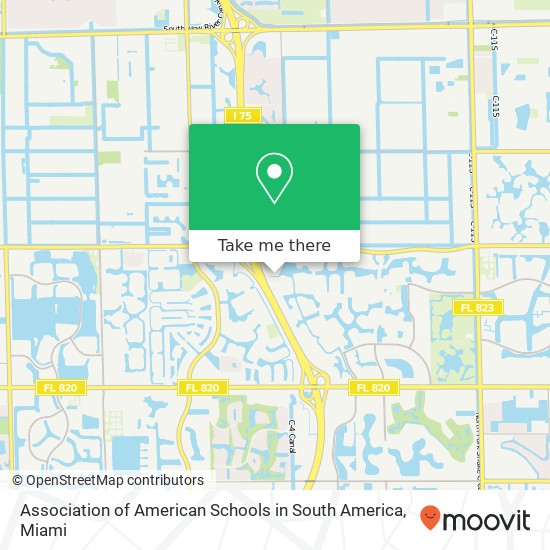 Mapa de Association of American Schools in South America