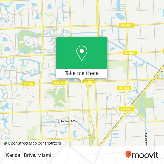 Kendall Drive map