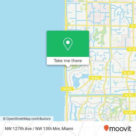 Mapa de NW 127th Ave / NW 13th Mnr