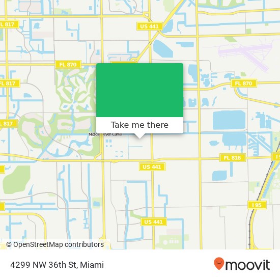 4299 NW 36th St map