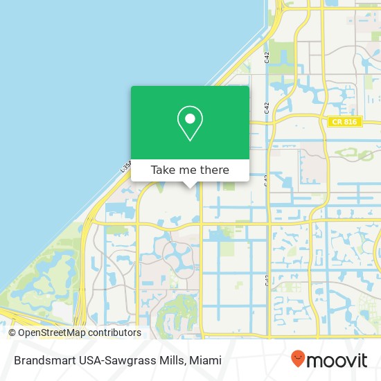 Brandsmart USA-Sawgrass Mills map