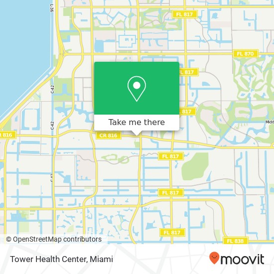 Tower Health Center map