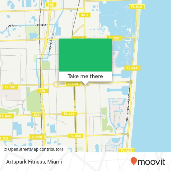 Mapa de Artspark Fitness