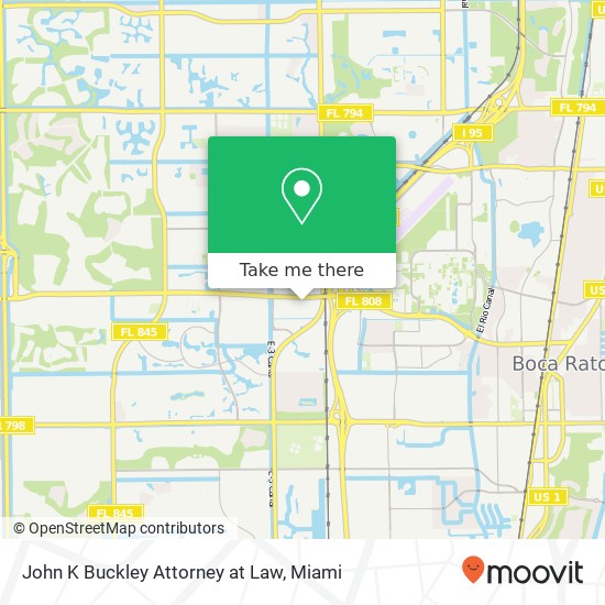Mapa de John K Buckley Attorney at Law