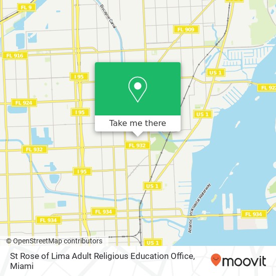 St Rose of Lima Adult Religious Education Office map