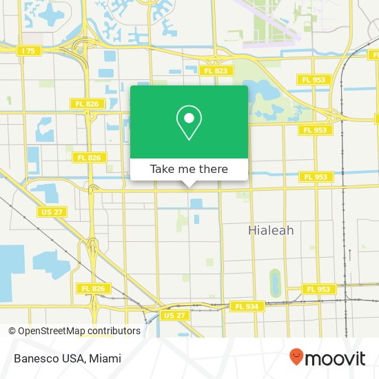 Banesco USA map