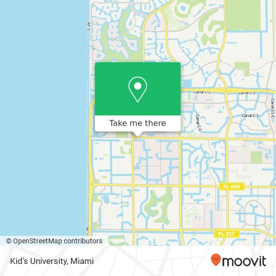 Kid's University map