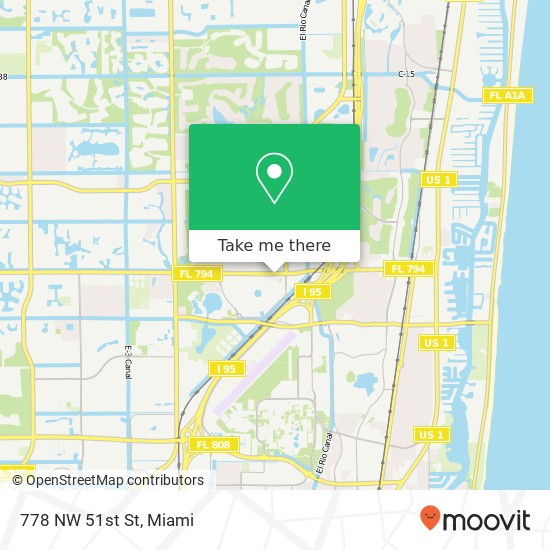 778 NW 51st St map