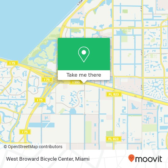 West Broward Bicycle Center map