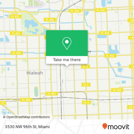 3530 NW 96th St map