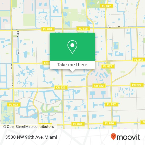 3530 NW 96th Ave map