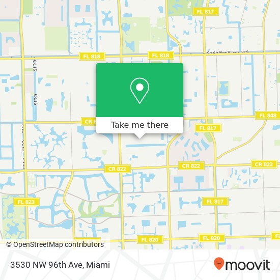 Mapa de 3530 NW 96th Ave