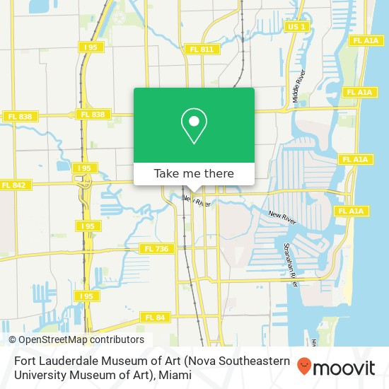 Mapa de Fort Lauderdale Museum of Art (Nova Southeastern University Museum of Art)