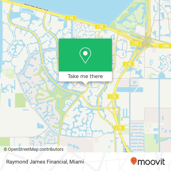 Raymond James Financial map