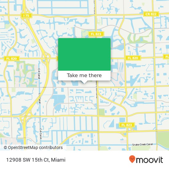 12908 SW 15th Ct map